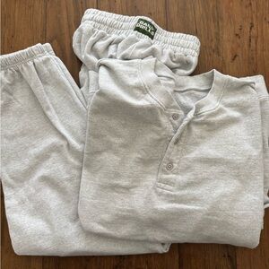 Daily Drills Joggers + Henley Sweatshirt